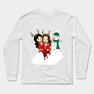 Chibi Christmas Long Sleeve T-Shirt